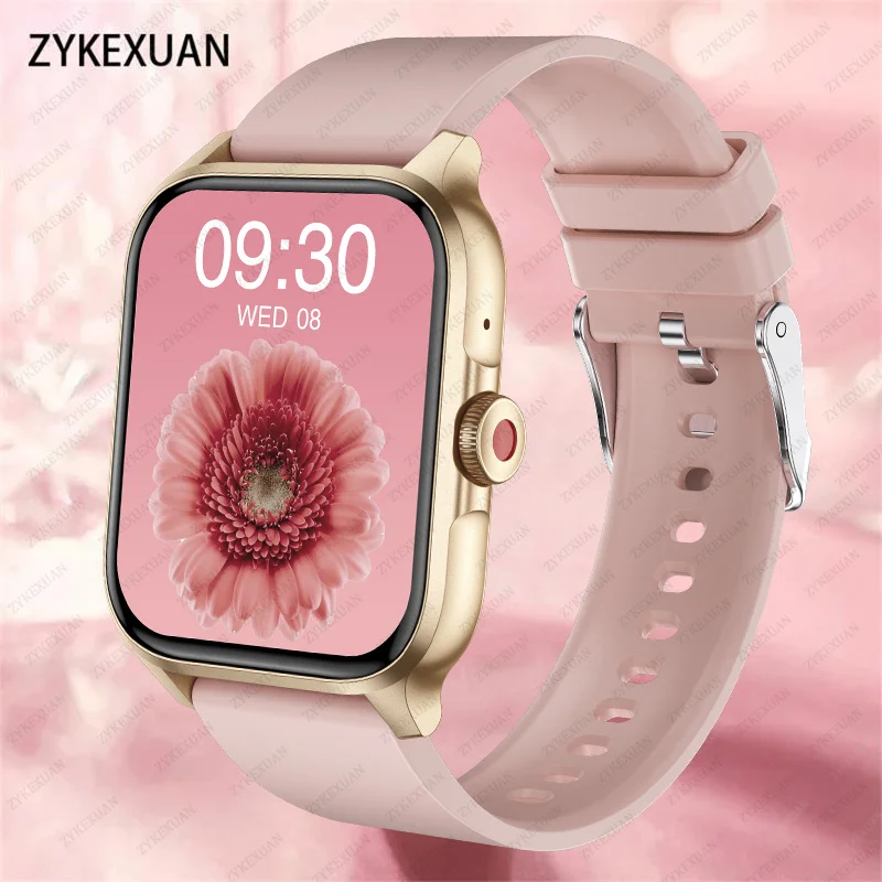 2024 Smart Watch For Women Full Touch Screen Bluetooth Call Waterproof Watches Sport Fitness Tracker Smartwatch Lady Reloj Mujer