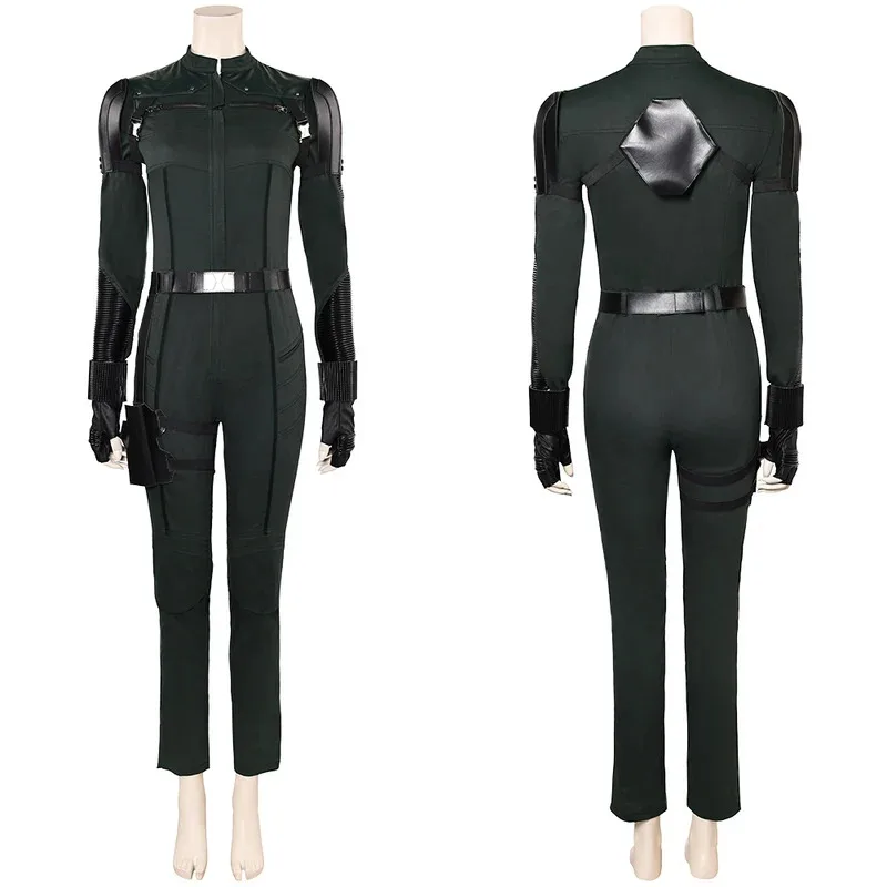 Yelena cosplay traje macacão com colete cinto e luvas para mulheres halloween carnaval festa roleplay roupa feminina