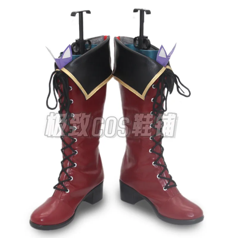 Kitsunegasaki Amairo Cosplay boots Game NND Compass Role Playing Shoes Female Male PU leather Bootss Can Custom Made