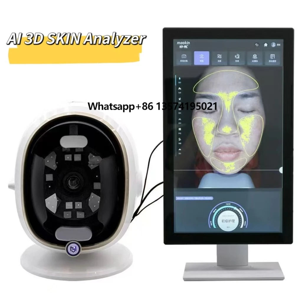 8 in 1 Advanced Health Analyzer Machine for Professional Facial Diagnosis UV Pore and Wrinkle Detection