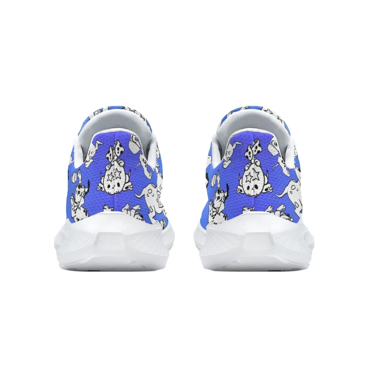 Cartoon Dalmatians Print Shoes Women Men Sneakers Running Shoes Breathable Couple Footwear Fashion Cute Dog Teen Casual Footwear