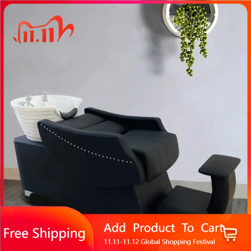 

Cosmetologist Salon Shampoo Chair Adult Hair Washing Equipment Shampoo Sink Hairdressing Korean Cama Champú Hotel Furniture