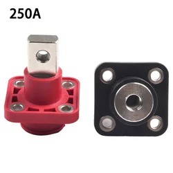 2Pcs 250A Copper Lithium Battery Terminal Connector Energy Storage Terminal Battery Connector Adapter Cable Connectors Terminal