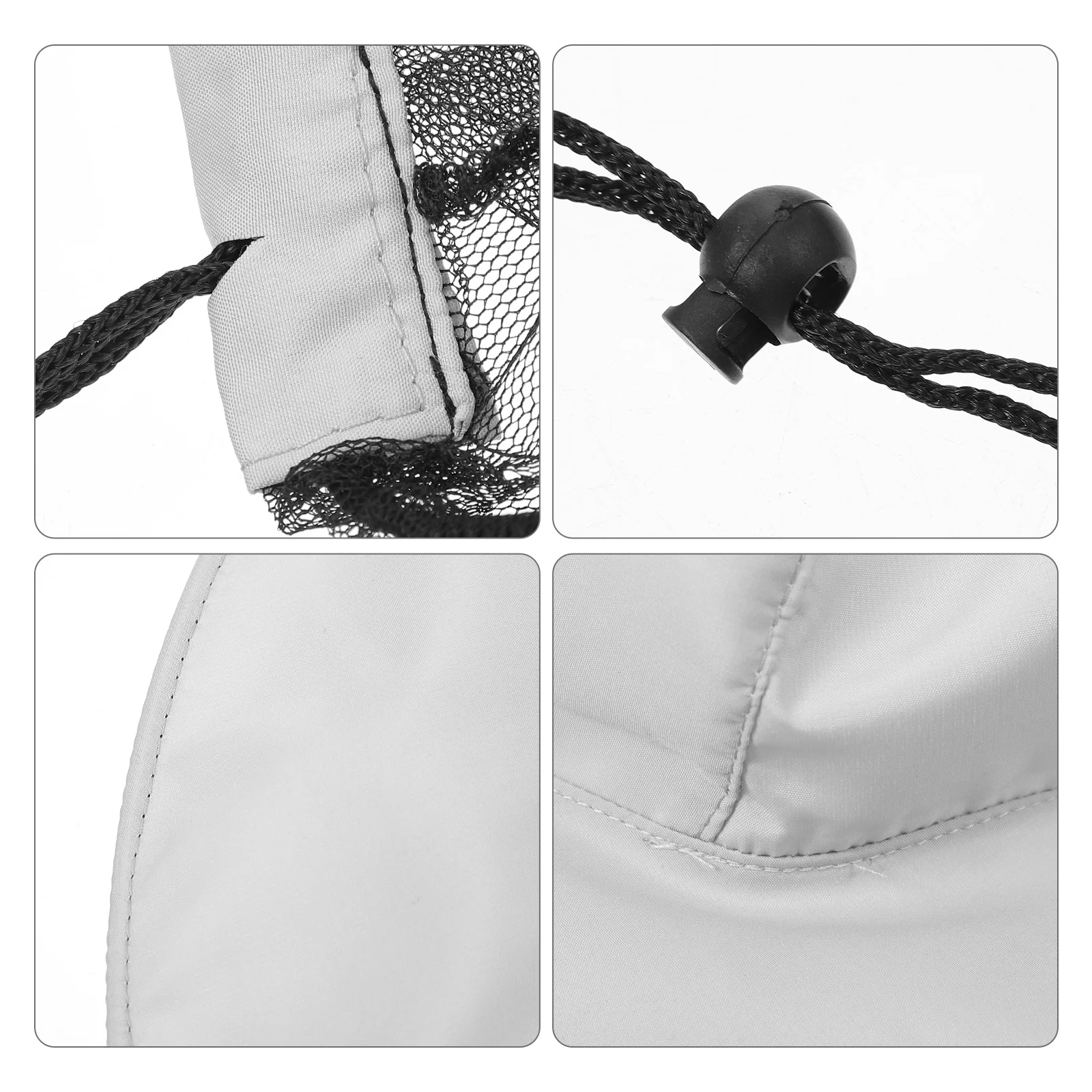 

2pcs Sun Protection Beekeeping Hat Wide Brim Foldable Net For Outdoor Hiking Fishing Travel Face Neck Cover Durable Polyester