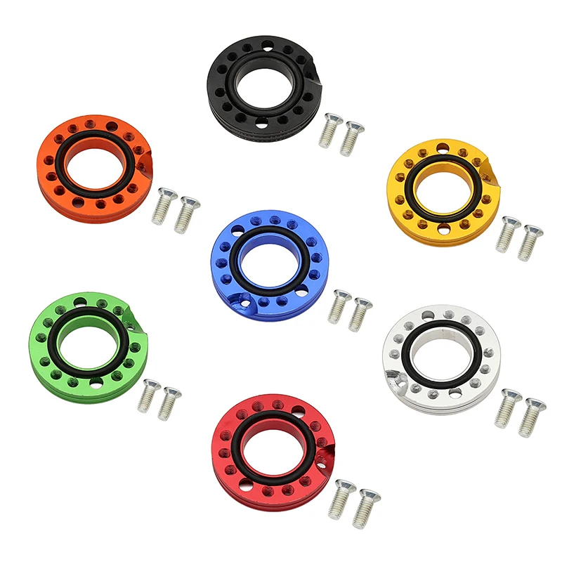 New! 28mm Colorful CNC Carb Adjuster Carburetor Inlet Manifold Spinner Plate Adaptor For Pit Dirt Bikes Buggy