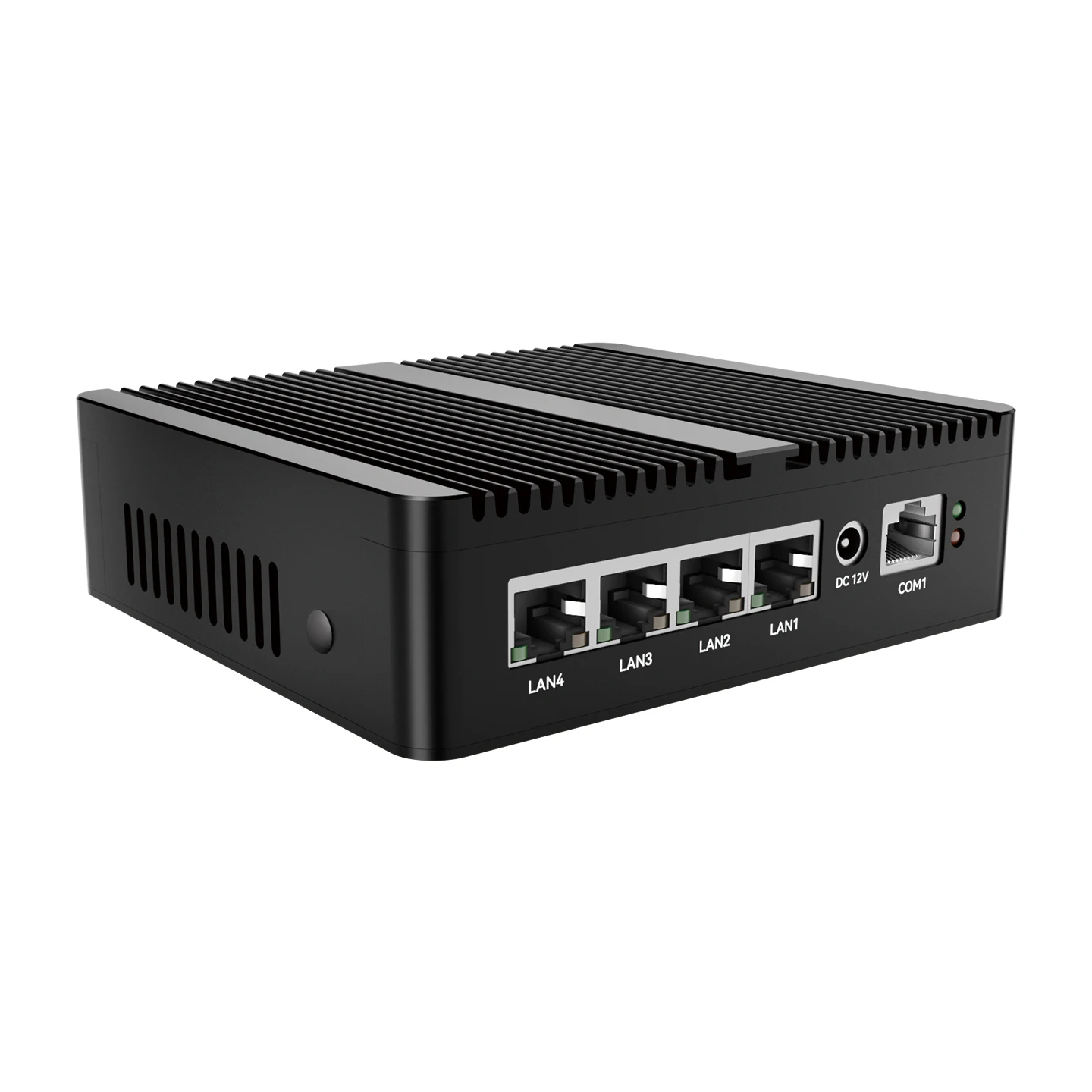 Fanless Mini PC Industrial IPC Intel N5100 Windows Linux 4x 2.5G Ethernet SIM Card Slot 2xDDR4 M.2 NVMe SSD Mini PCIe Expansion