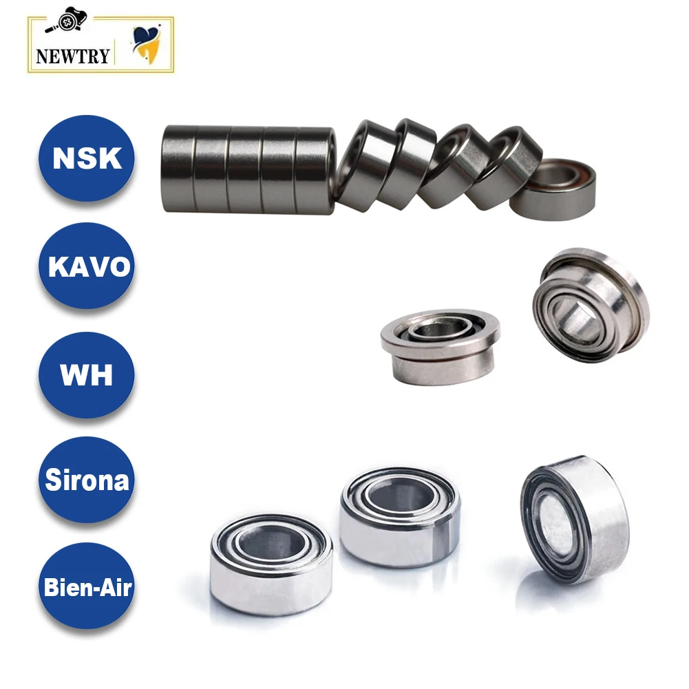5Pcs Dental Ceramic Ball Bearing Top Grade 2.38/2.78mm High-speed Turbine Handpiece Spare Parts Multi-sizes N-S-K KA-VO Sirona