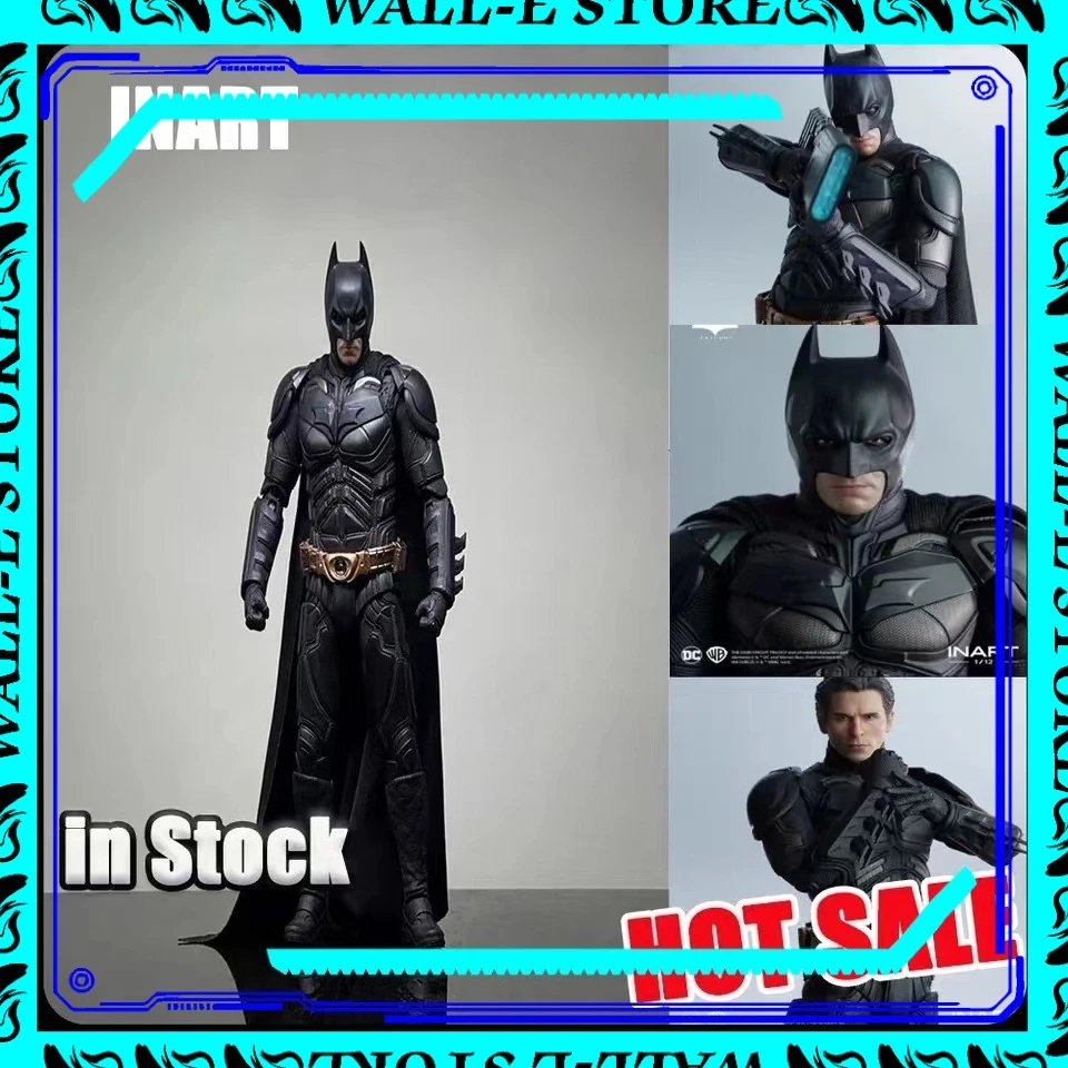 

INART 1/12 Men Soldier Bat Hero Christian Bale The Dark Knight Rises Eternal Fight Hero 6Inch Action Figure Model Collection