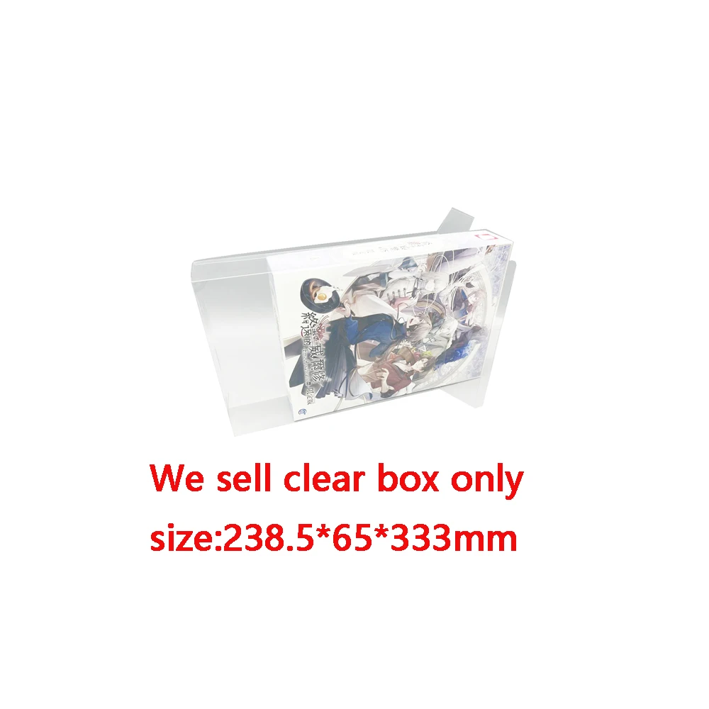 

10PCS PET Clear cover For Switch NS for Weir Xiu's Mistake salvation Game transparent Game Display Protectio box