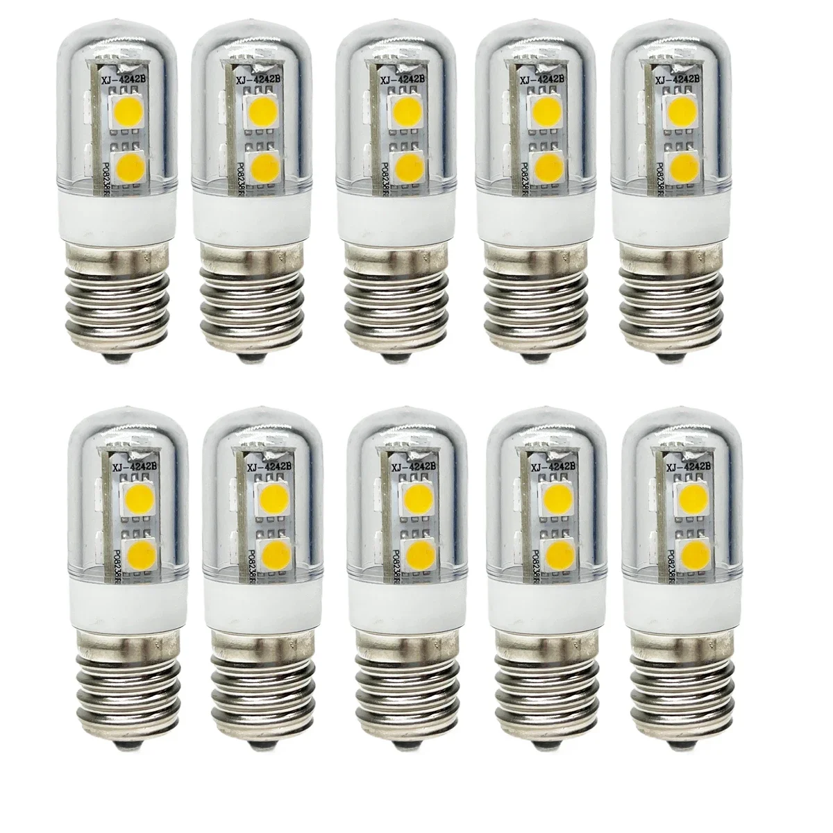 

10X Hot T18S Bulb E12 E14 E17 Small Screw White Light Warm Light Refrigerator Light Sewing Machine LED Light AC 110V 220V