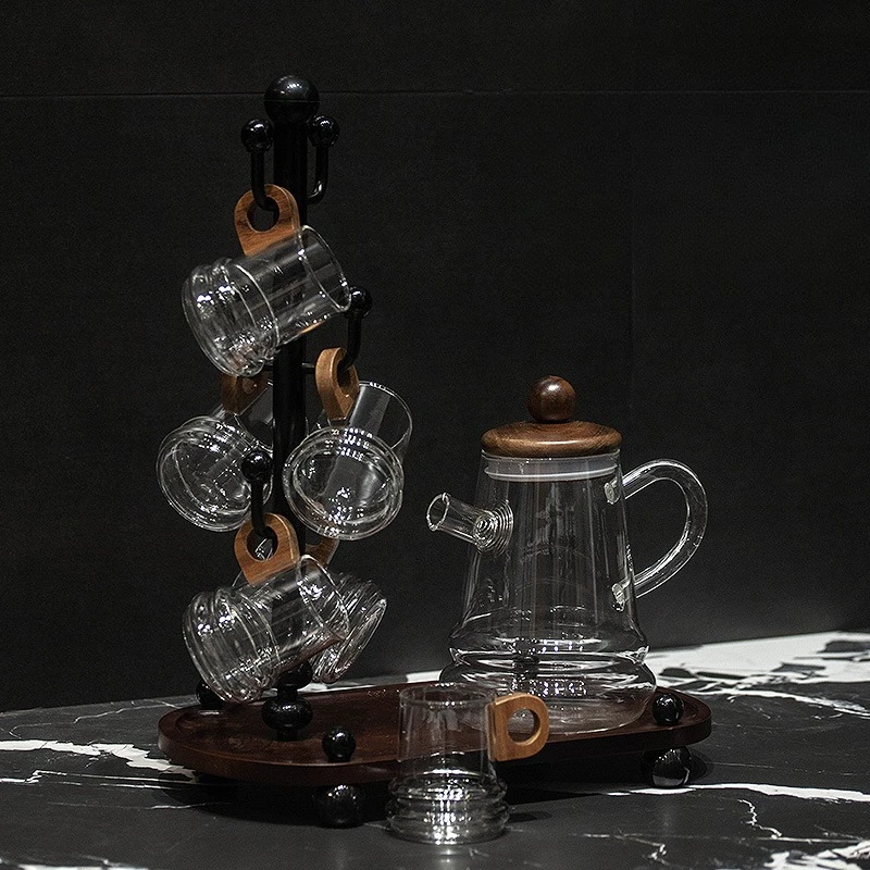 Retro medieval glass water utensils, cold kettle, cold kettle