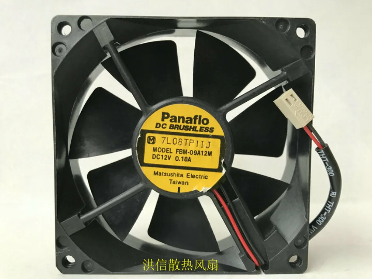 

Вентилятор для корпуса Panafllo FBM-09A12M 12V 0.18A 90*25MM 9025, 2-контактный