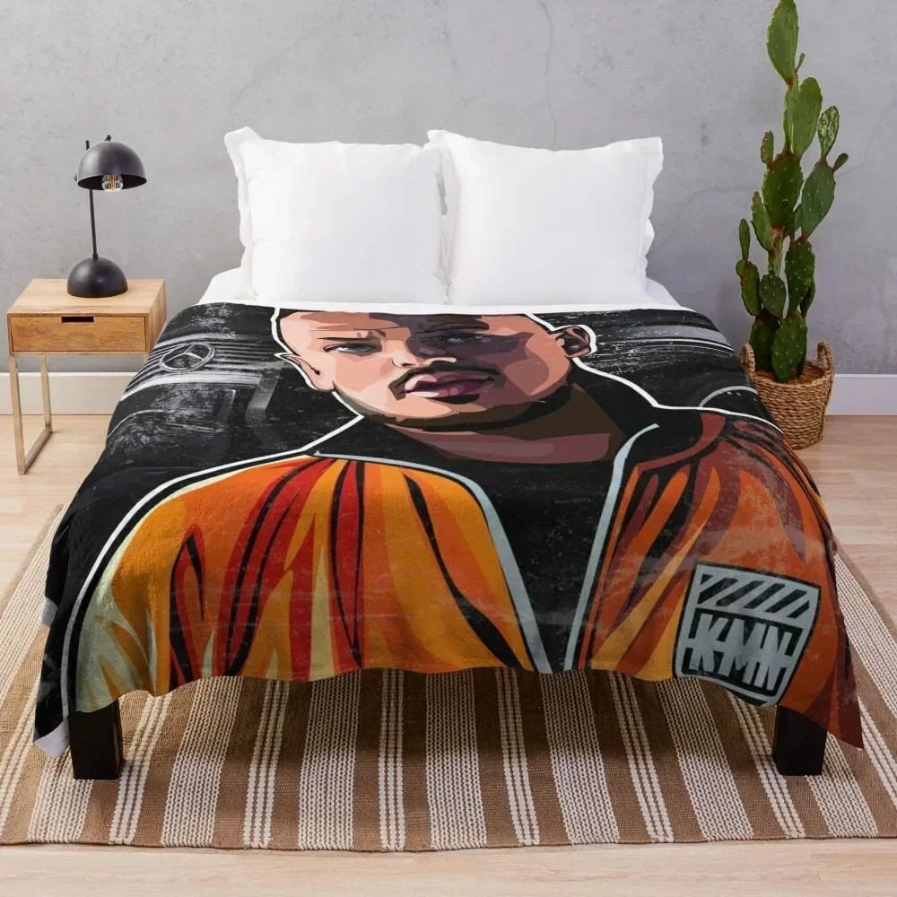 AZET KMN GANG / German rap / HipHop / Rap music Throw Blanket Loose Fashion Sofas Luxury Thicken Blankets