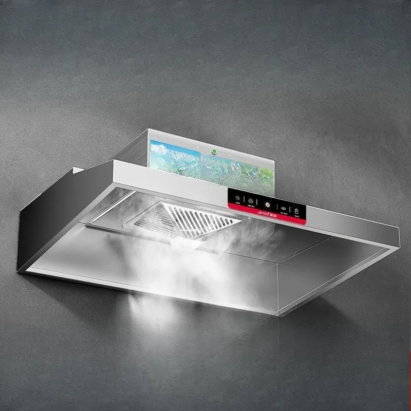 Commercial range hood kitchen hotel rural soil stove large suction hood machine purifier environmental protection large