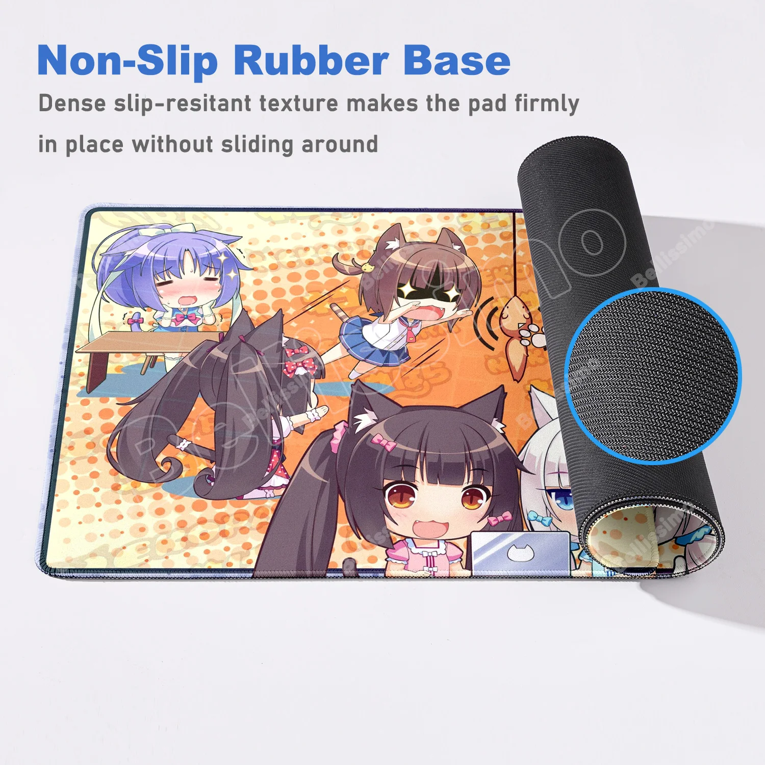 XXL المنزل HD الكمبيوتر مكتب الحصير ماوس الوسادة Nekopara ماوس الوسادة السجاد ألعاب مكتب محمول لينة ماوس حصيرة سطح المكتب ماوس الحصير 90x40 سنتيمتر