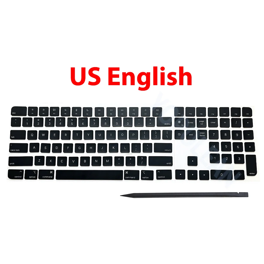 Original brand new A2520 Keycaps Keys Key Cap set For Apple iMac