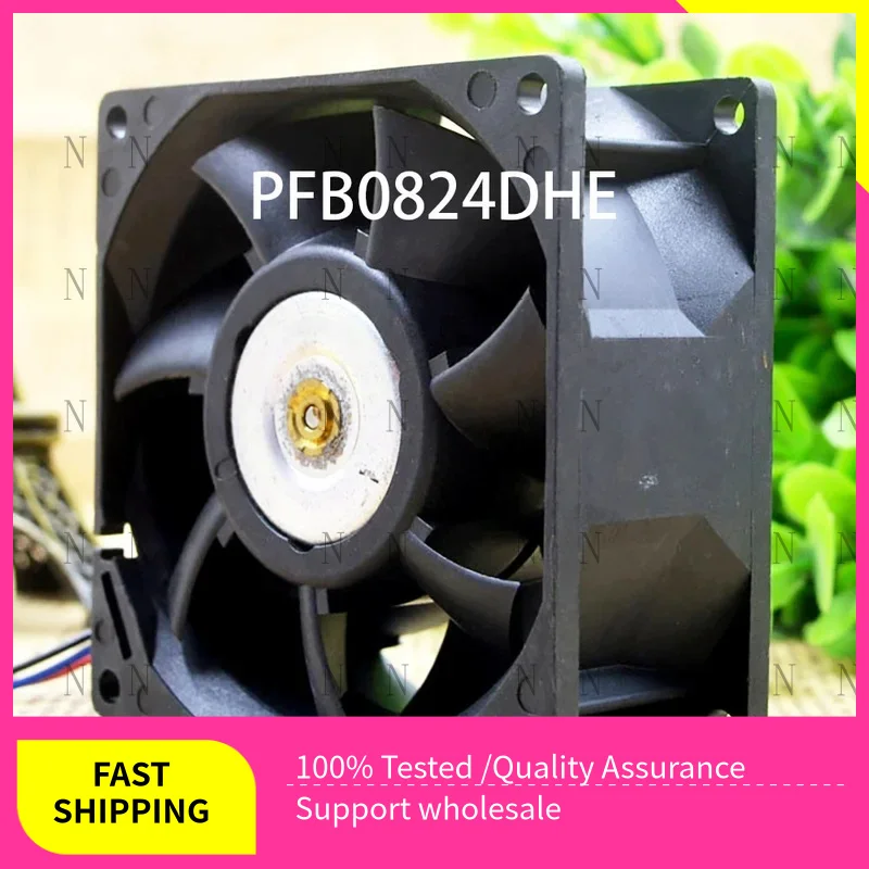 YJJ  New Boxed FOR Delta Low-Energy Server Fan 24VDC 1.63A 80*80*38mm 3-wire PFB0824DHE