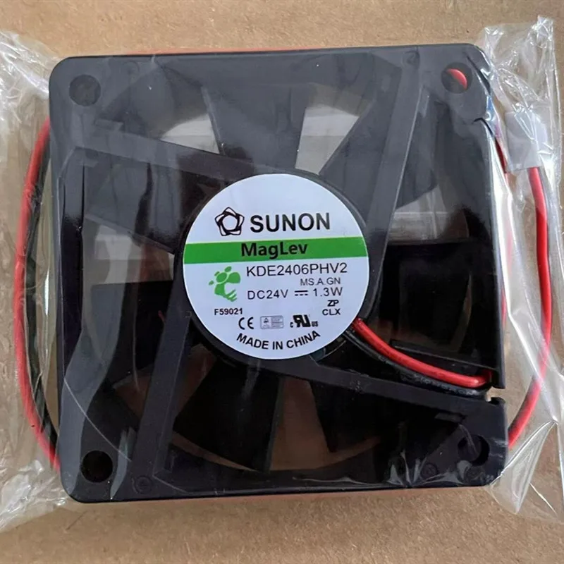 

KDE2406PHV2 6015 60mm DC 24V 1.3W maglev IPC axial cooling fans