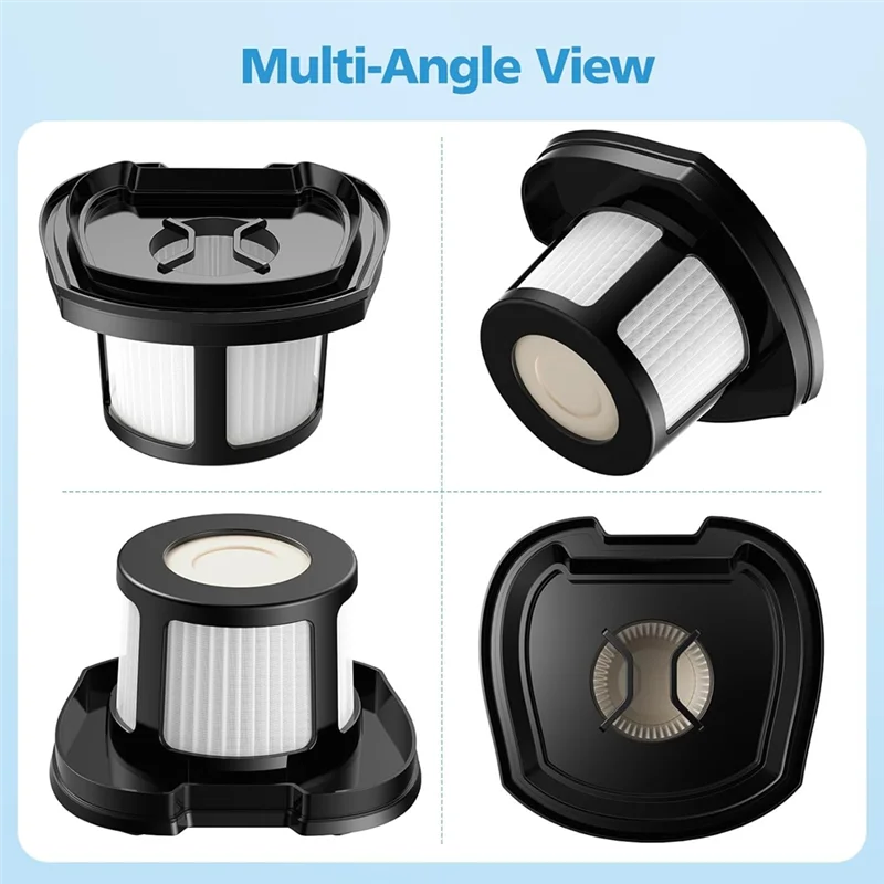 

AA01-2284W 2390A Vacuum Replacement Filter For Bissell Pet Hair Eraser Hand Vacuum 2284W, 2390, 2390A, 2579, 2389
