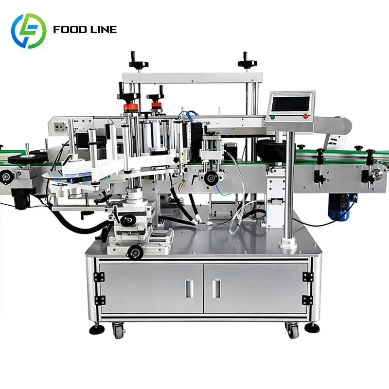 Self Adhesive Labeling Machine Industrial Automatic Sticker Labeler For Bottles Jars And Packaging Customized