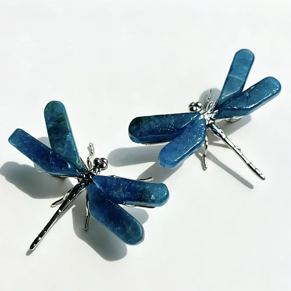 Wholesale Crystal Dragonfly Ornament Polished Crystal Craft Collectible Home Decor Tabletop Ornament-CrystalHola