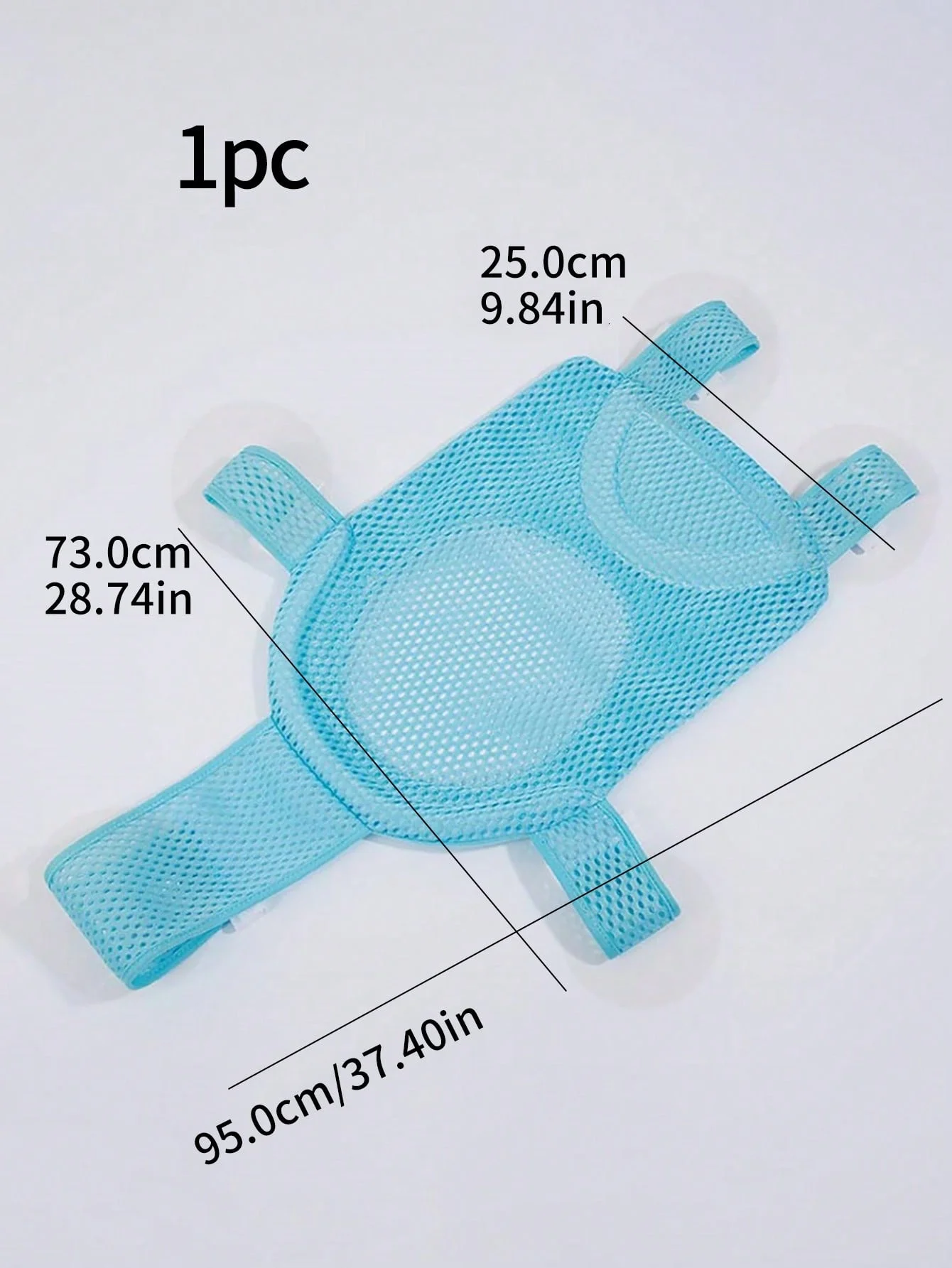 1PC Baby Bath Net Baby Bath Pad Suspension Pad Spinal Bath Stand Five Buckle Connection Secure Baby Bath Tub Universal