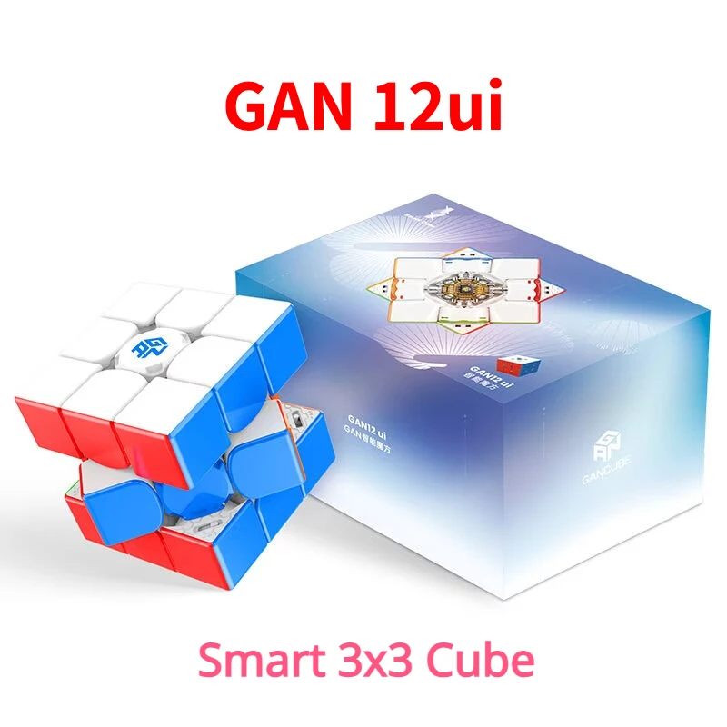 Gan Smart Cube 12 Ui FreePlay 3x3 Magnetic Magic Speed Cube Stickerless Professional Fidget Toys Bluetooth Cubo Magico Puzzle