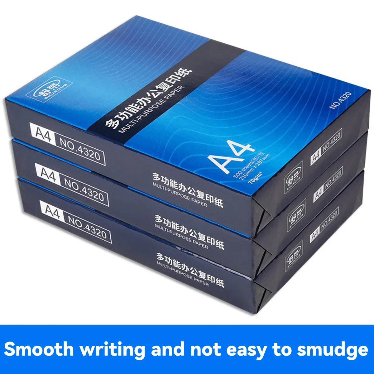 500/2500Sheets A4 Print Paper 70/80g Laser/Inkjet Compatible Sealed Packaging Office/Home/School Premium Double-Sided Copy Paper
