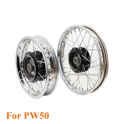 Motorcycle Accessories Front 2.50*17 And Rear 3.00*17 Rim Wheel With Drum Brake Replacement for Yamaha PY50 PW50