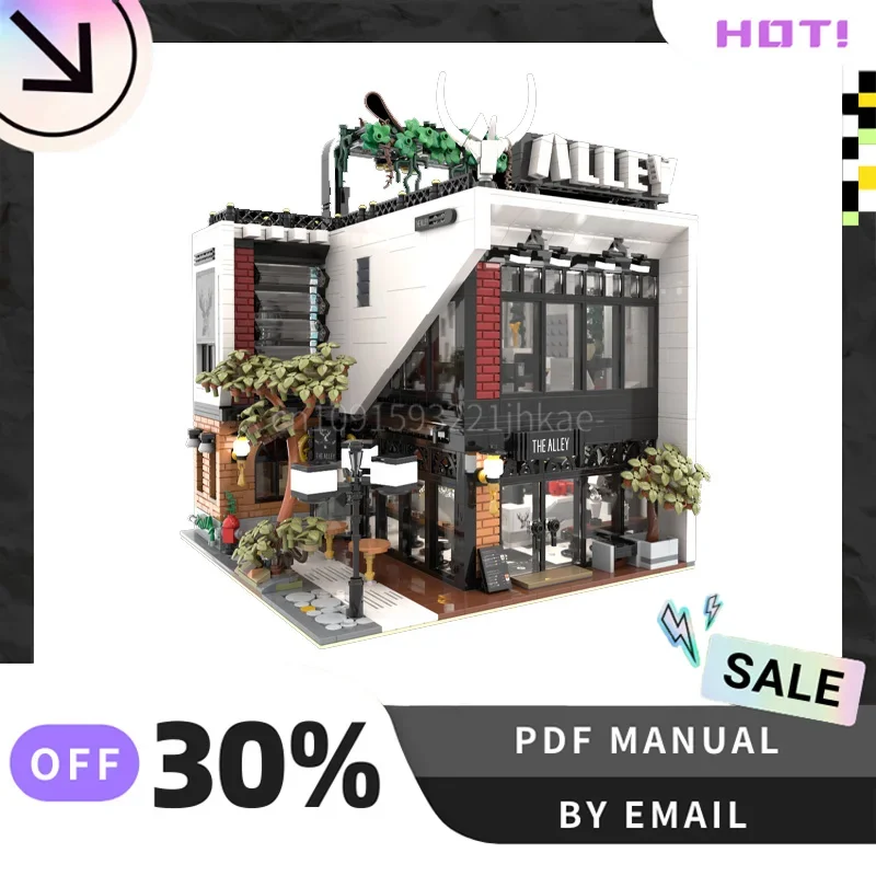 

[3535PCS] Customized MOC The Alley Creative Building Blocks Set STEM Educational Toys DIY Construction Model Kit Birthday Gifts