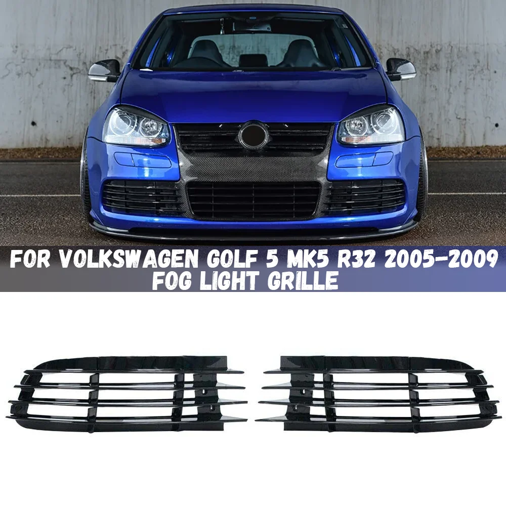 

For Volkswagen VW Golf 5 MK5 R32 2005 2006 2007 2008 2009 Car Front Bumper Fog Light Grille Fog Lamp Cover Frame
