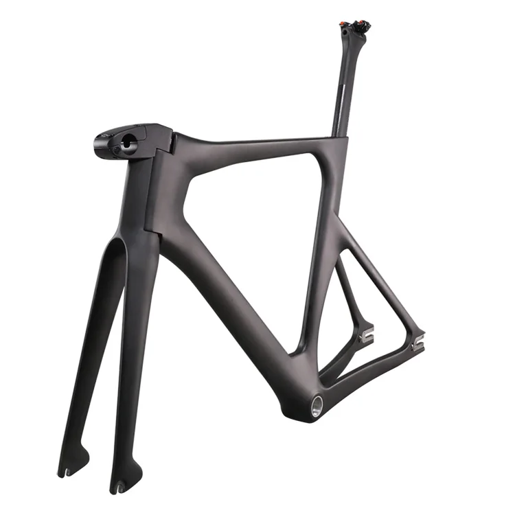 Carbon fiber track bike frame directly mount bicycle frame Max tire size 700C*25mm