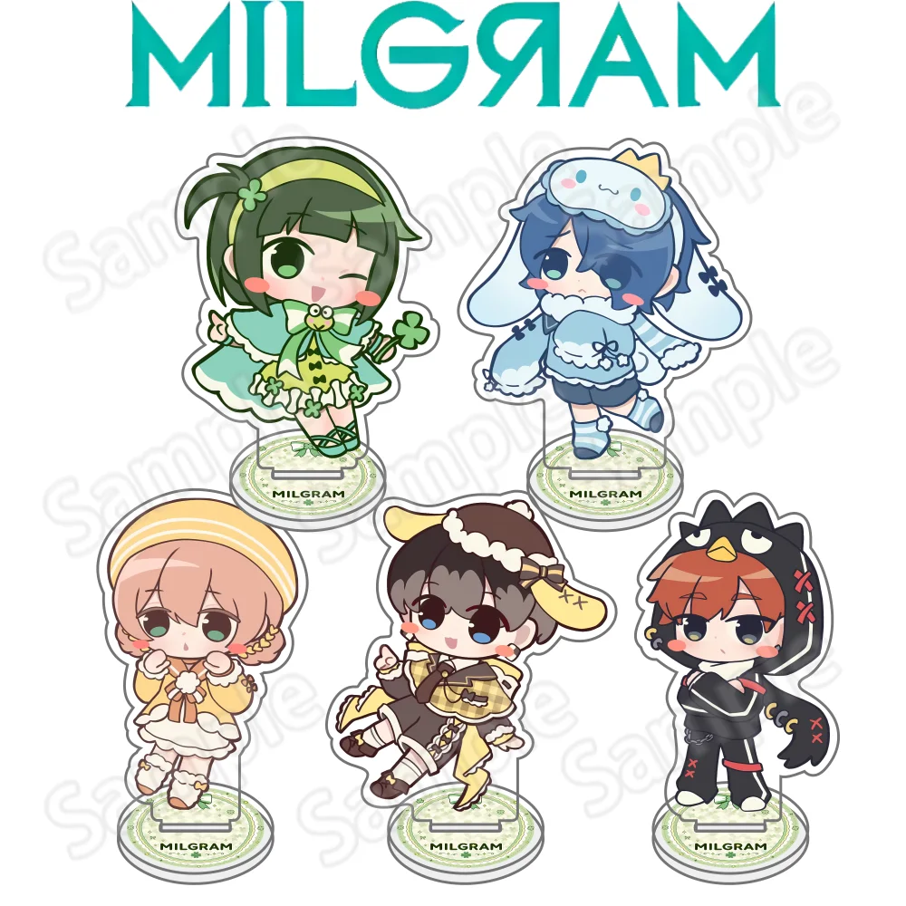Anime MILGRAM Haruka New 10cm Acrylic Stand keychain Figure Desk Car Ornament Independence Day Gift Anime Collectible Present