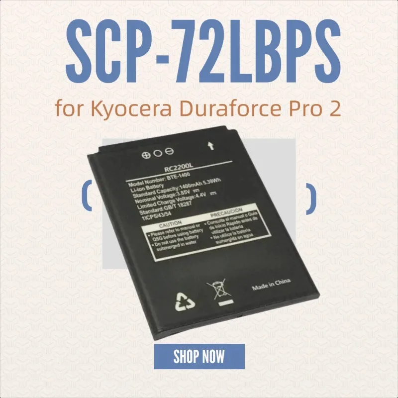 

SCP-72LBPS 1400mAh for Kyocera Duraforce Pro 2 E6910 E6920 Mobile Phone Battery