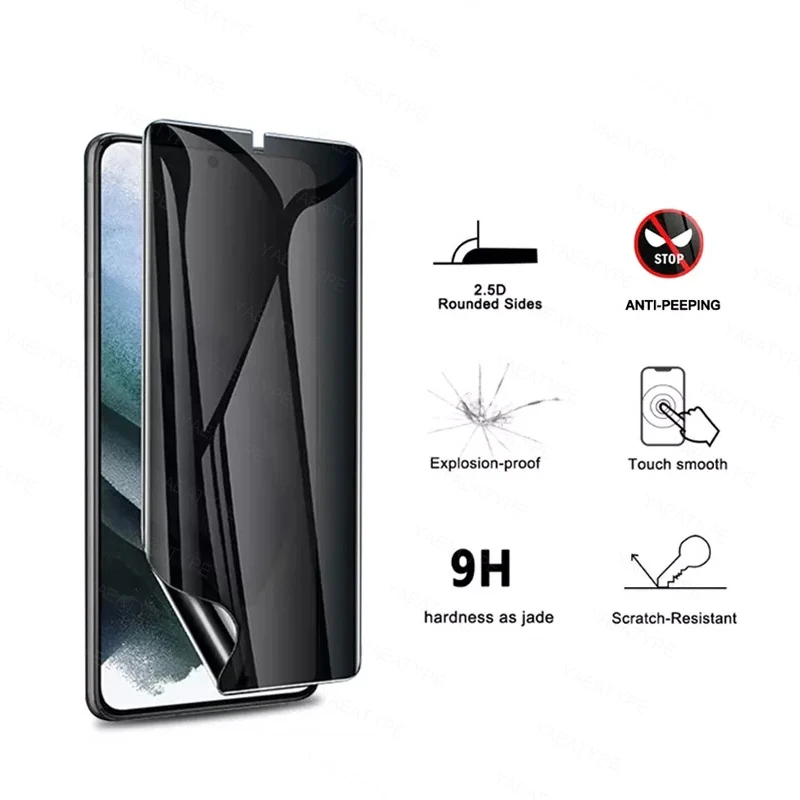 Privacy Hydrogel Film Voor Huawei P40 P30 P20 Mate 20 Lite P Smart Z 2021 Y7 Y6 2019 Eer 50 20 10 Lite 8x X8 Schermbeschermer