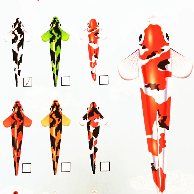 

free shipping new fish kite flying for children kite string line toys for kids nylon kite surfing kite flying toys large kite