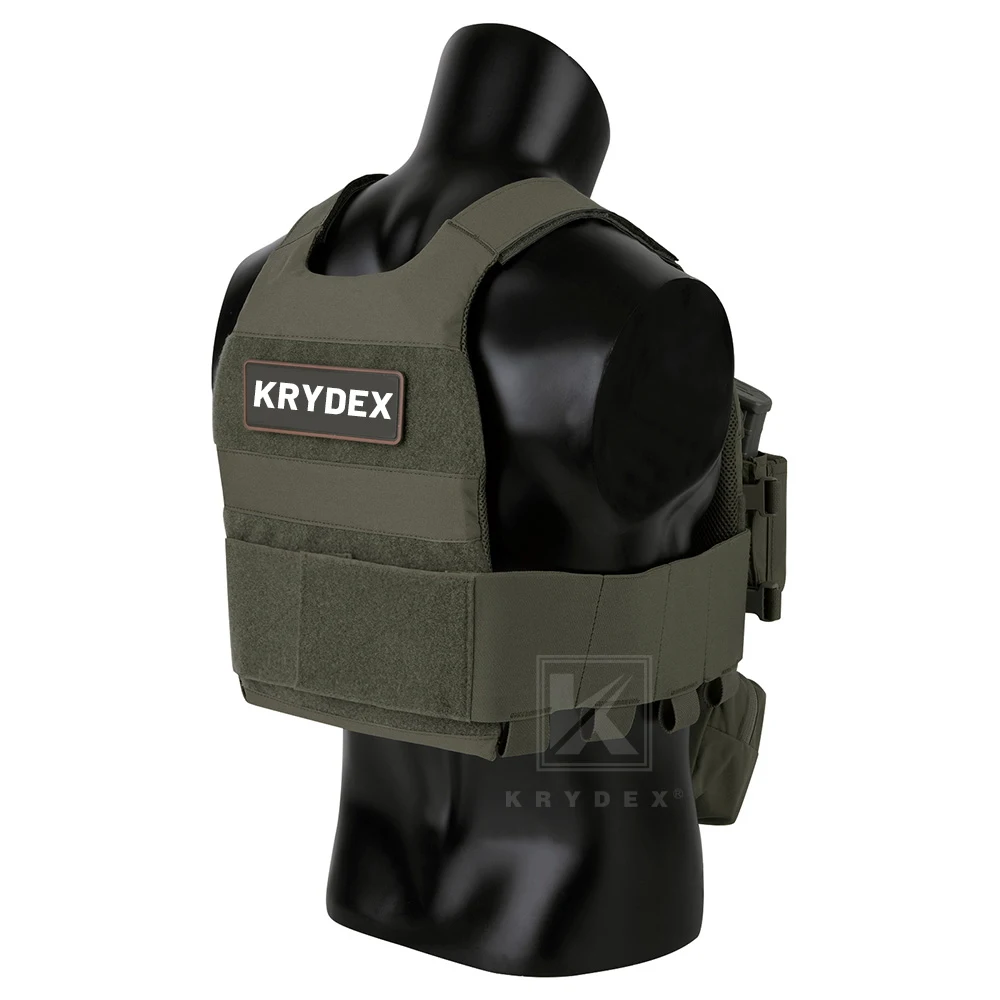 KRYDEX Tactical Vest Combat Outdoor Plate Carrier Elastic Cummerbund Micro Fight MK3 Chassis Drop SACK Pouch Hunting Gear