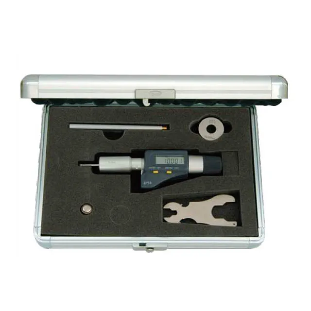 Three-point Internal Micrometer with Extension Rod and Setting Ring