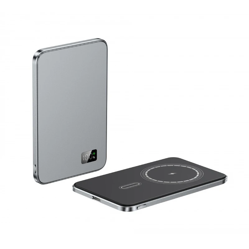 NONE 10000 mah Schnelle Lade Externe Batterie Ultra Dünne Power Bank Für Magnetische Drahtlose Tragbare Batterie Für Iphone Samsung Xiaomi 6