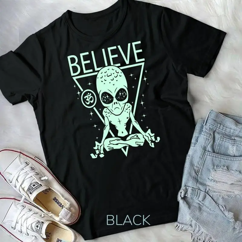 

Area 51 Alien Clothing Aliens Apparel Believe Alien Футболка унисекс