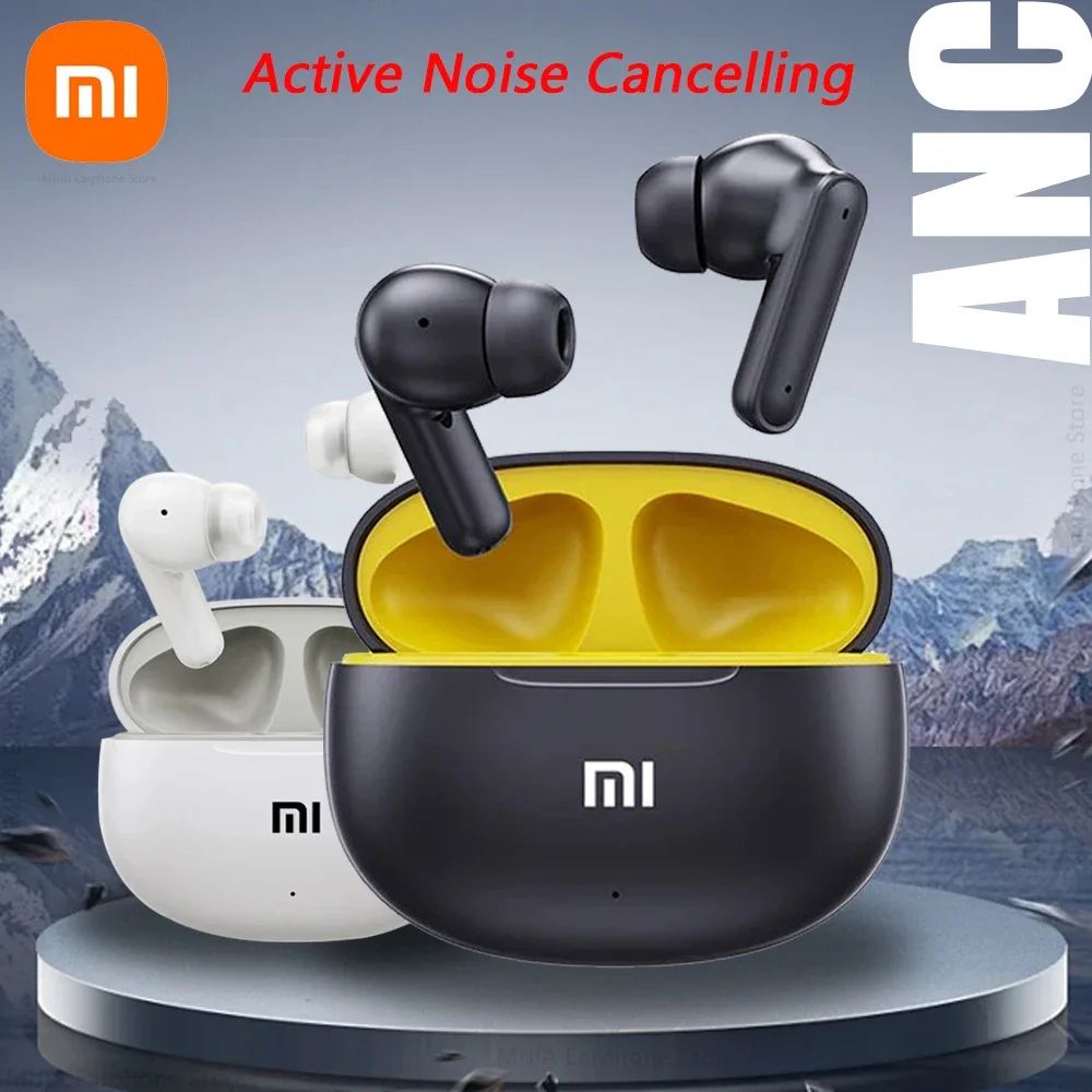 

XIAOMI T80S Bluetooth 5.3 Earphones In-Ear Wireless Headphone ANC Active Noise Cancelling Stereo Sound Headset for Sports Gaming