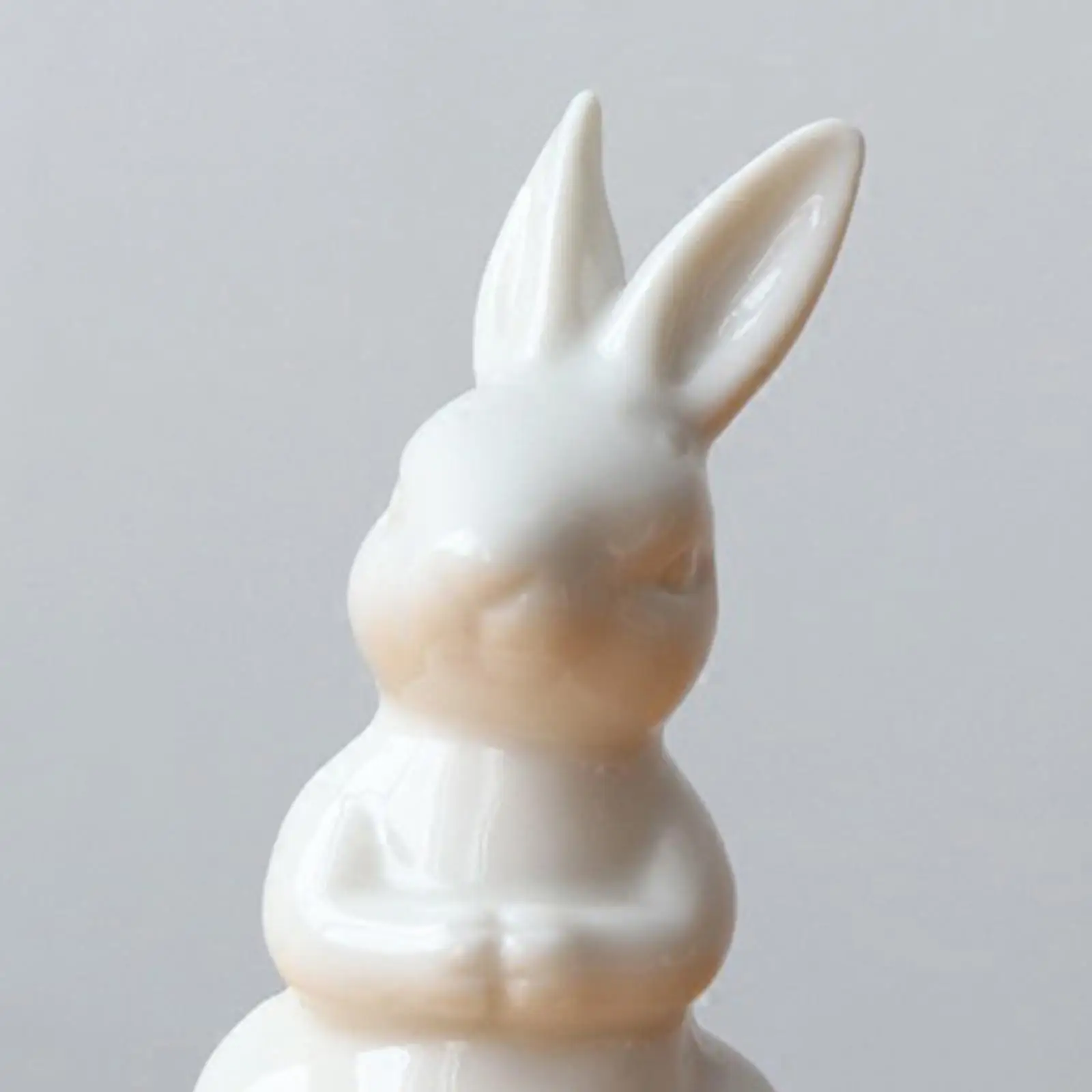 Miniature Rabbit Figurine Easter Statue Home Desk Decor Art Collection Gift