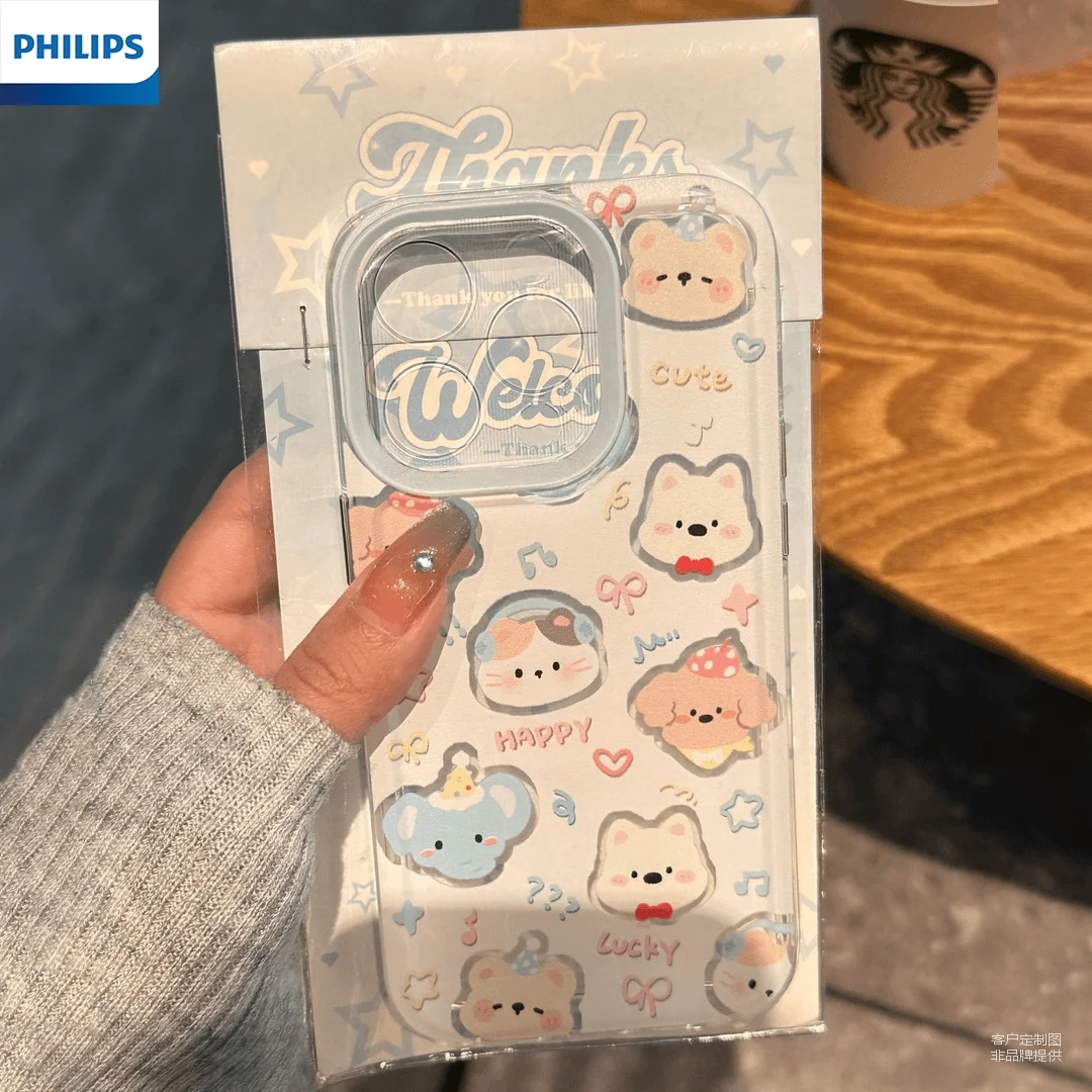 

Full Screen Animal Puppy Phone Case For Samsung S10 S20 S21 S22 S23 S24 Fe Plus Ultra A35 A20 Note10 20 4G 5G Transparent Cover