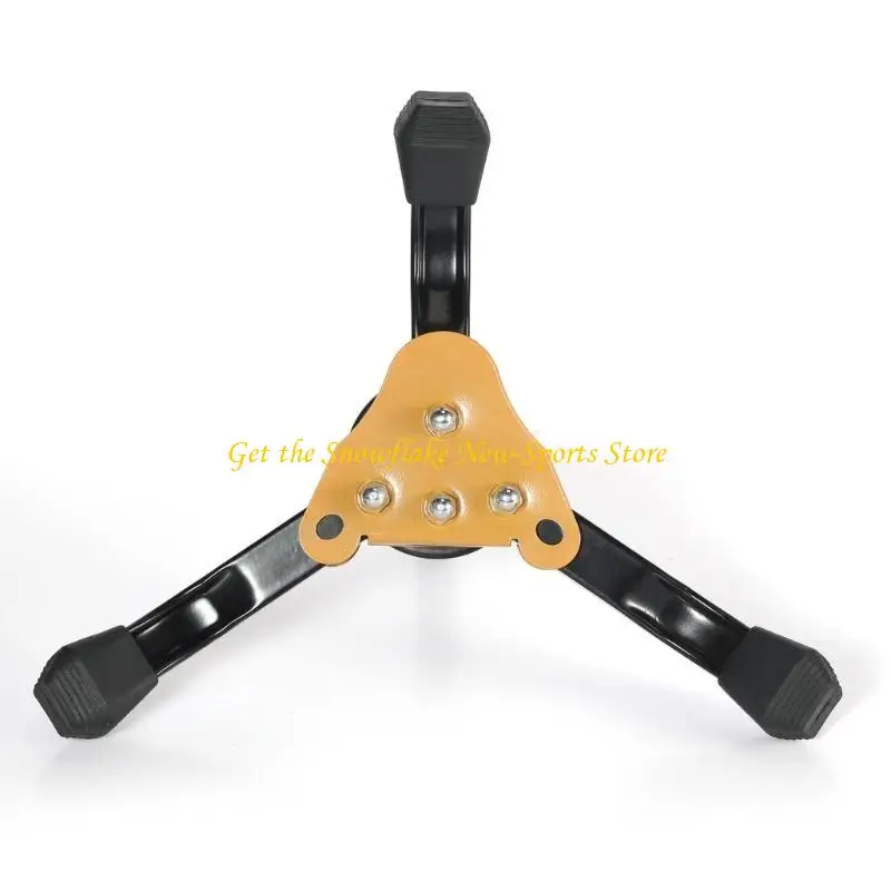 

E56D Portable Metal Tripod Base Saxophone Holder Rack Stand Adjustable Folding Saxophone Stand Alto Tenors Saxophone Stand