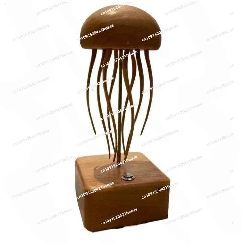 

Suitable for Wooden Mechanical Jellyfish, Creative and Dynamic Desktop Ornament, Unique Wooden Crafts for Home and Office Decor