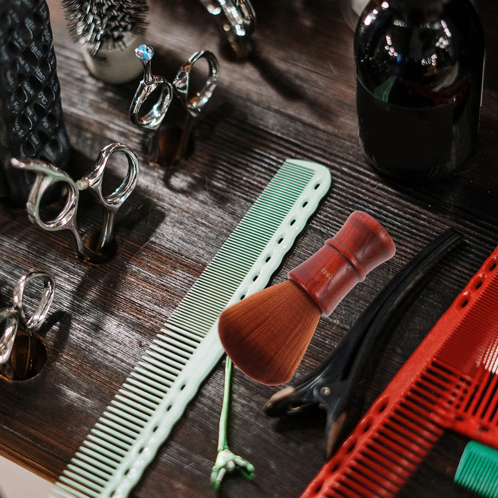 

Волоконно-коричневая деревянная ручка, портативный инструмент для чистки волос, инструмент для укладки волос для мужчин, щетки для чистки волос, женская расческа для салона