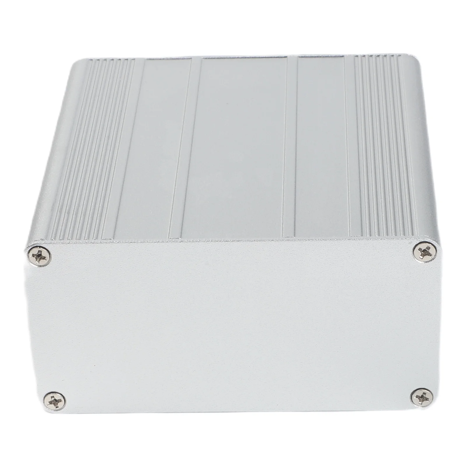 Metal Enclosure Case for PCB Instrument Box with Sliding Cover for Electronic DIY and Professional Use 100x100x50 mm