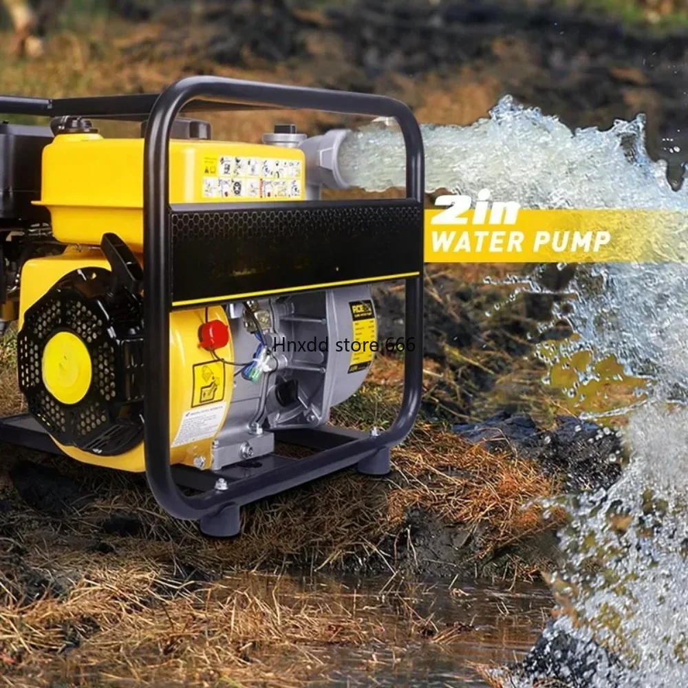 Water Pump 2 Inch, 158 GPM 7HP 208cc Portable Irrigation Pump EPA Certified for irrigation or water transfer in gardens