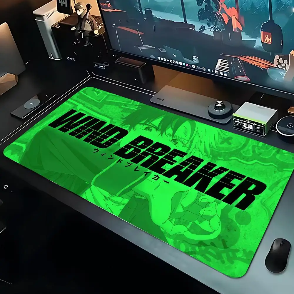 Wind Breaker Japanese anime Mouse Pad Large Playmat Gaming Customized Mat XXL Size Gamer Office Mousepad Logo Desk Mat