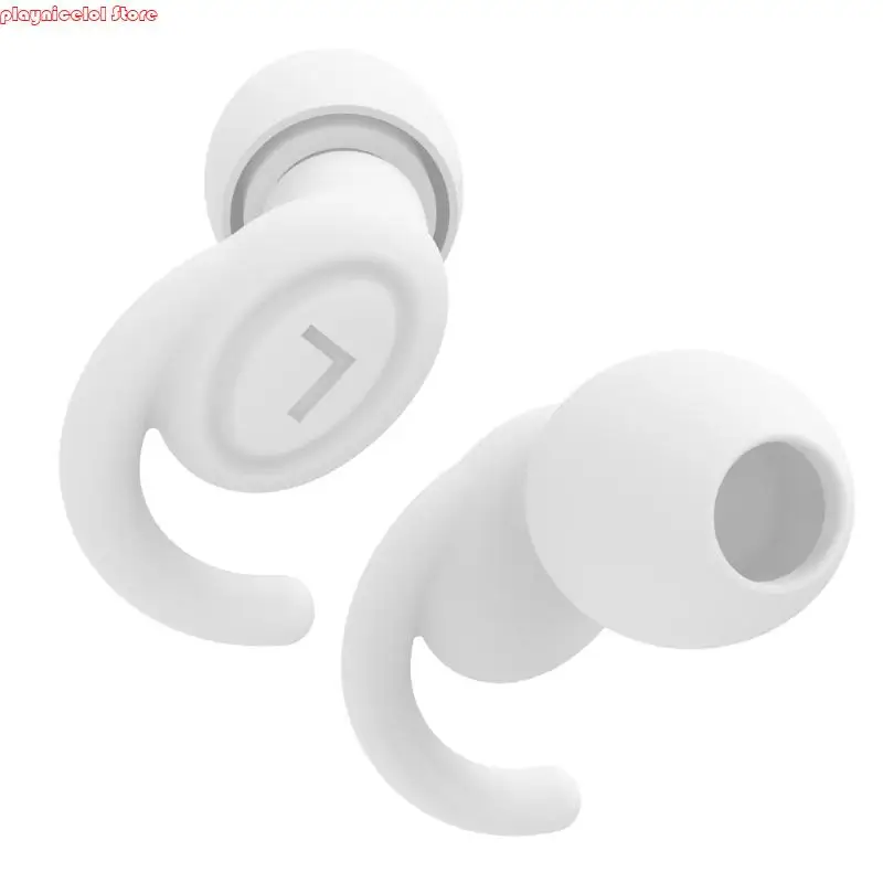 E8BA قابلة لإعادة الاستخدام مريحة مريحة للضوضاء تخفيض الأذن في السيليكون الناعم مناسبة للنوم الهادئ وبيئة هادئة #2